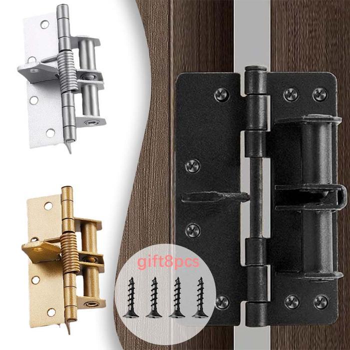 Engsel Per Pintu Otomatis Stainless Engsel Pintu Rumah Tebal Universal Engsel Pintu Kayu Ngsel