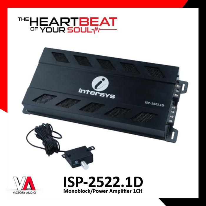 Power Amplifier 1 Channel Monoblock INTERSYS ISP-2522.1D 1CH Subwoofer Bass Power Amp Monoblock