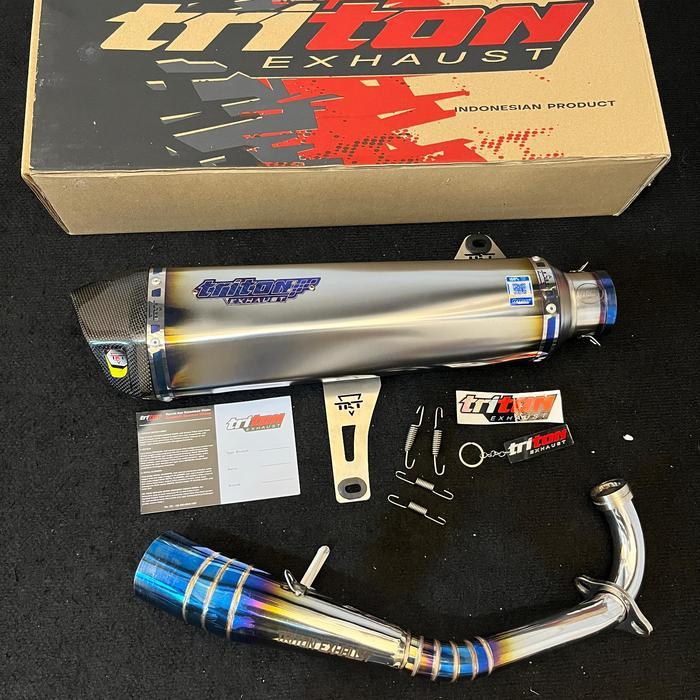 Knalpot Xmax 250cc Original Triton Exhaust Type Neuro BERGARANSI
