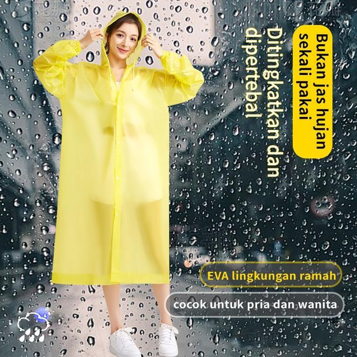 Raincoat Jas Hujan Ponco Kelelawar Jumbo Pria Wanita