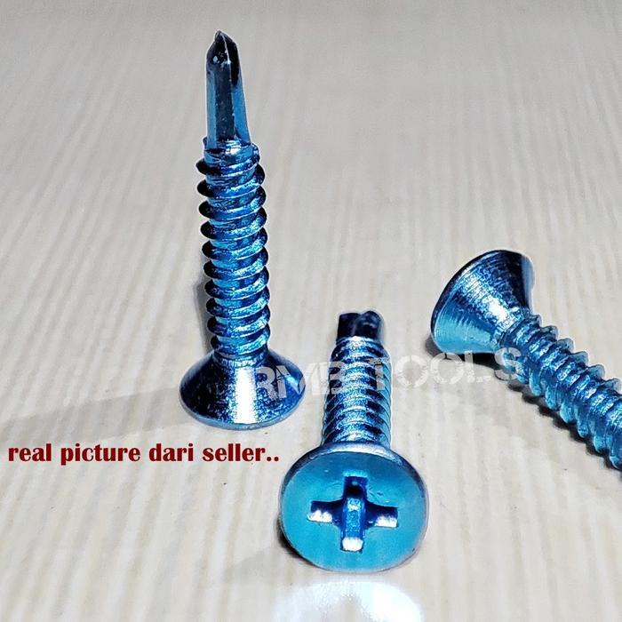 "New" Sekrup Roofing SDS 8 x 32 mm / Baut Sekrup Baja Ringan FH 8 x 32 mm
