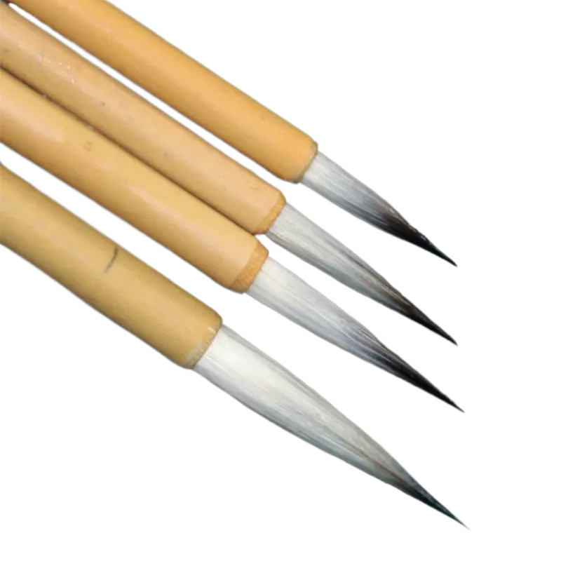 Weasel Hair Woolen Hair Chinese Calligraphy Brush Pen Slender Gold Brush Landscape Chinese Painting 