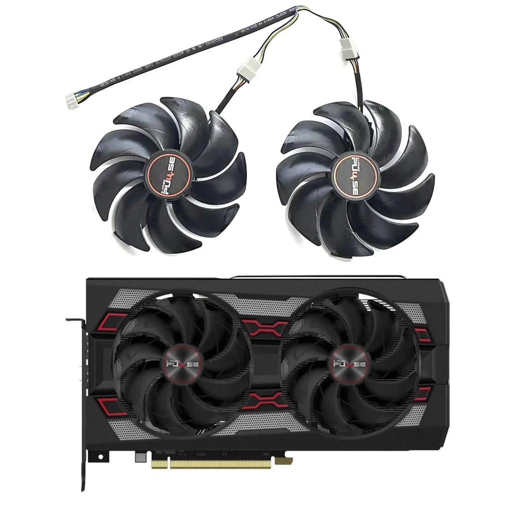Brand new original 95MM 4-pin FD10015M12D RX5600XT GPU fan for SAPPHIRE Radeon RX5600XT 6GB PULSE BE