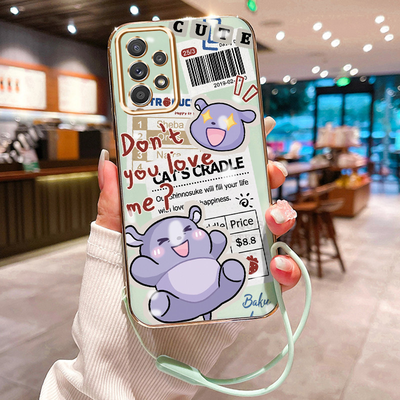 Casing Hp Untuk Samsung Galaxy A52 4G A52 5G A52s 5G Case lucu Kesing silikon berbahan pelapisan ele