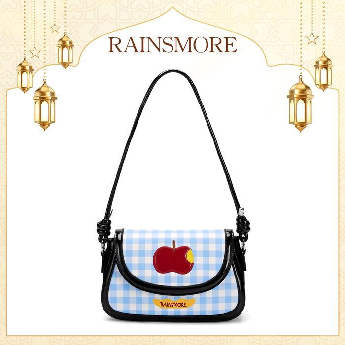 Aerostreet.Shoes - Tas Selempang Apel Gaya Baru, Tote Kecil Portabel Trendi Dengan Motif
