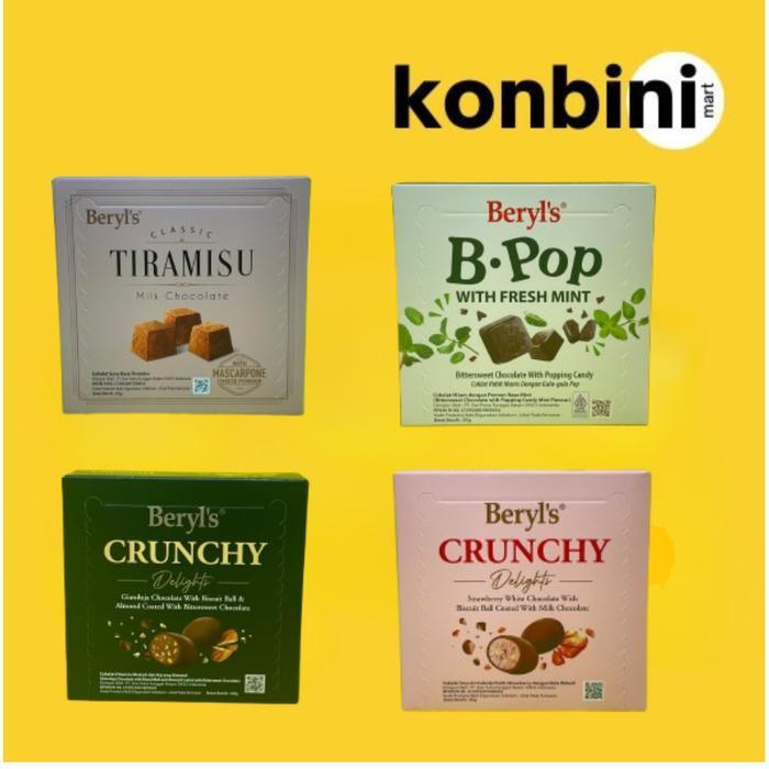 Promo KONBINI MALAYSIA - Beryls Almond Chocolate 65g Malaysia - Milk Chocolate, White Chocolate,