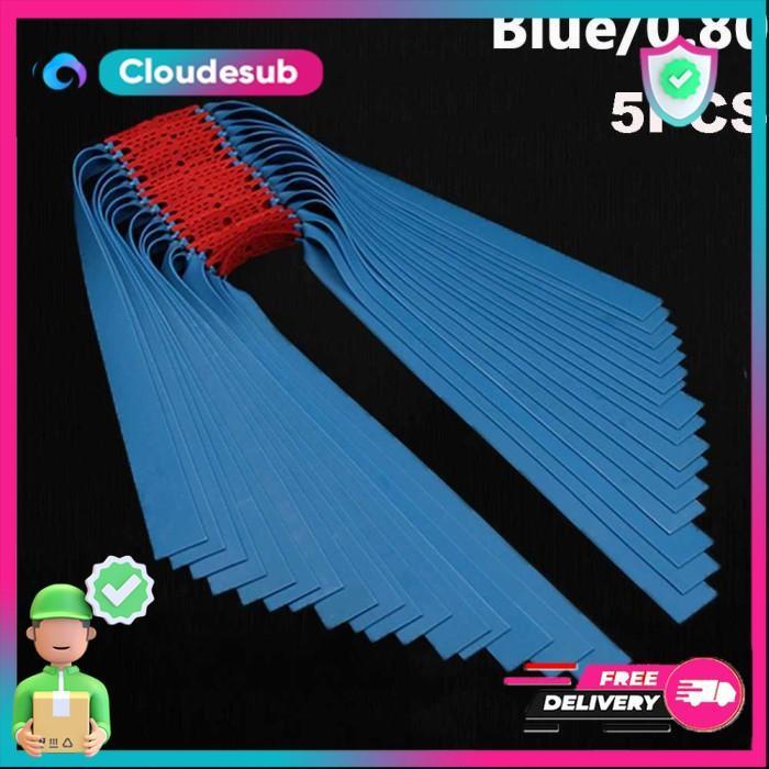 Tali Karet Ketapel Berburu Flat Band Slingshot Rubber Elastis 5Pcs