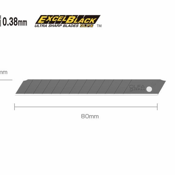 Refill Pisau 9Mm Blade Abb-10B (10Pcs Pack With Blister Pack) Olfa