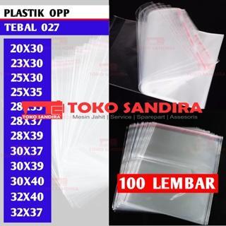 Stok Baru 100 lembar plastik OPP tebal 027/opp murah/plastik opp grosir/platik opp murah/plastik