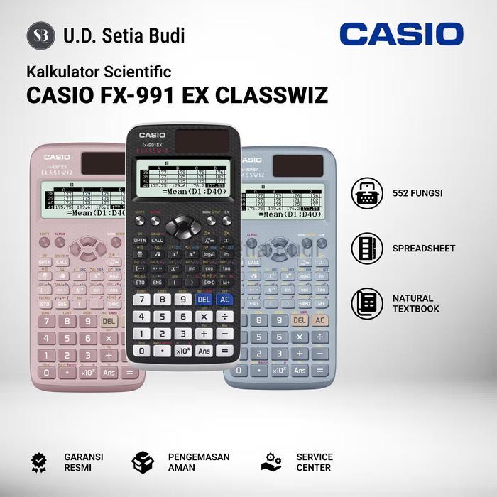 Kalkulator Scientific Casio Fx-991Ex Classwiz Asli Dan Bergaransi