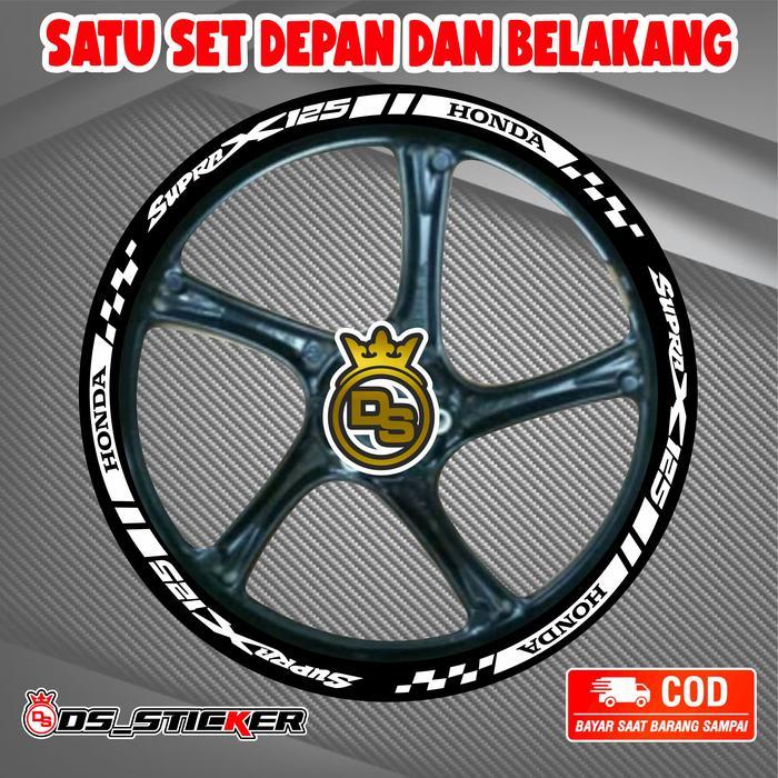 STIKER VELG SUPRA STICKER VELG HONDA SUPRA
