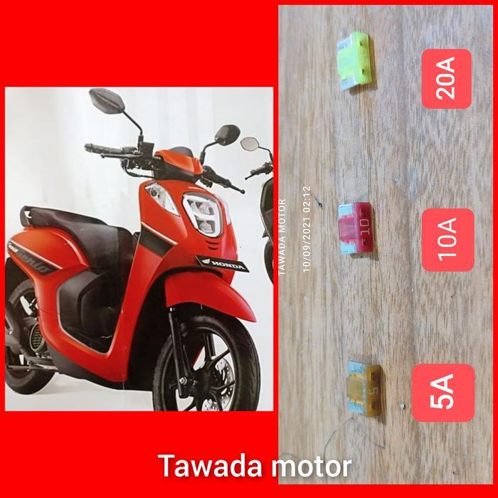 Paket Isi 3Pcs Fuse Sikring Honda Genio Termurah Langka