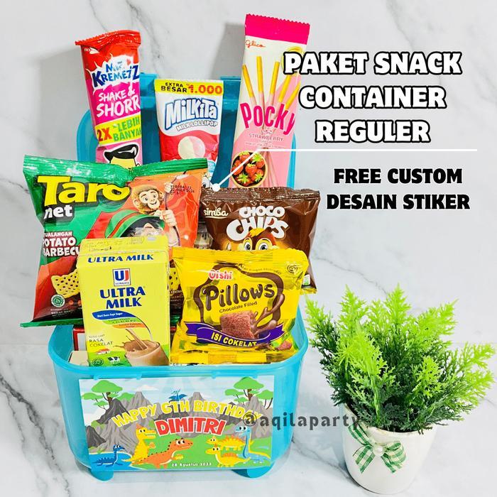 Paket Snack Ulang Tahun Anak Box / Goodie Bag Anak / Hampers