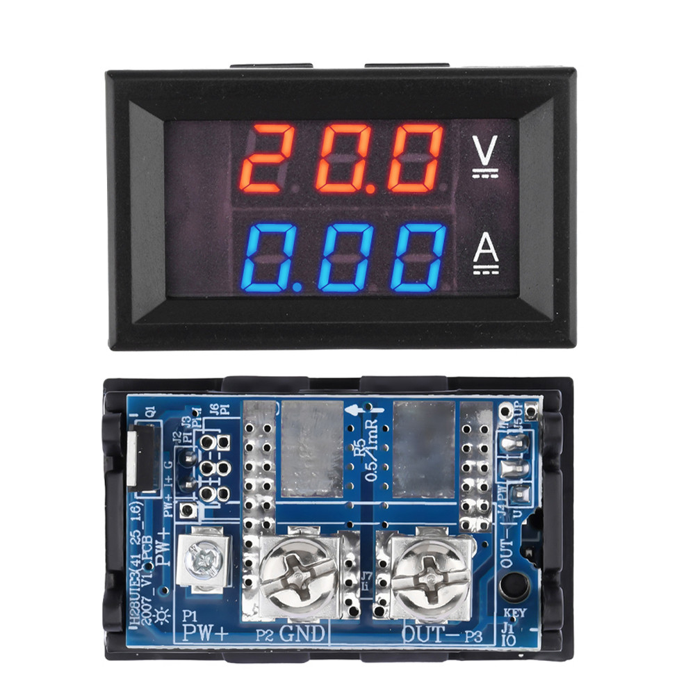 DC7V~100V 20A 50A VOLTAGE AMMETER LED DIGITAL DISPLAY HIGH PRECISION VOLTMETER REAL TIME MONITORING