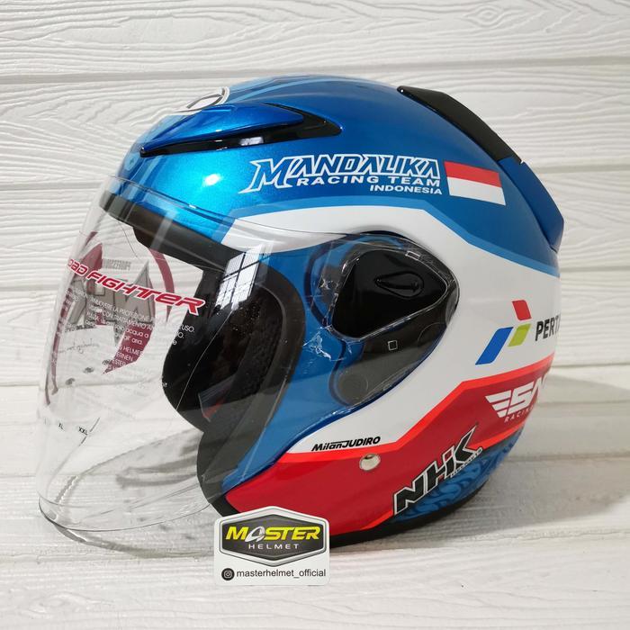 HELM NHK R6 MOTIF MANDALIKA SIRKUIT SPECIAL RACE EDITION