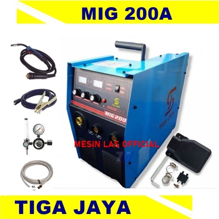 MESIN LAS CO2 MIG 200 A TRAFO LAS MIG 200 A IGBT TIGA JAYA