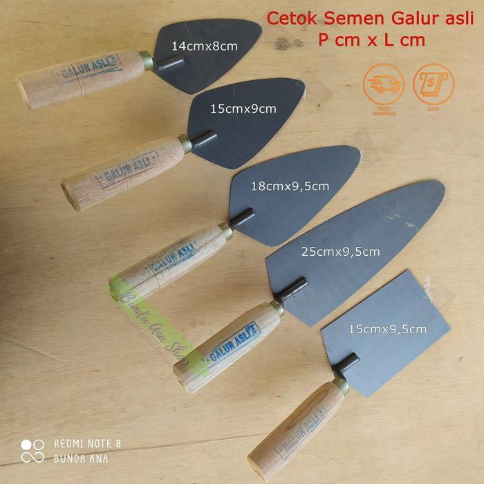 "New" Sendok / cetok semen GALUR ASLI sendok semen galur poslen