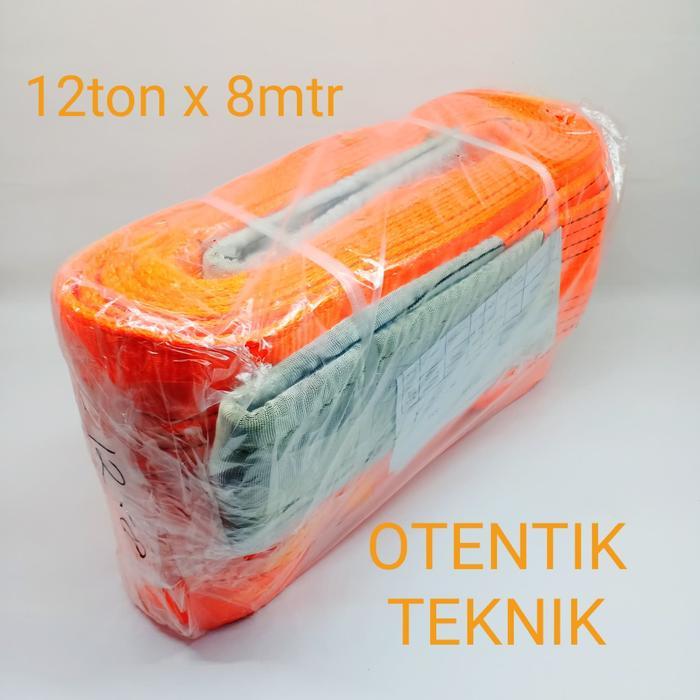 WEBBING SLING BELT 12 TON X 8 METER - TALI SABUK 12T X 8M - WEBING