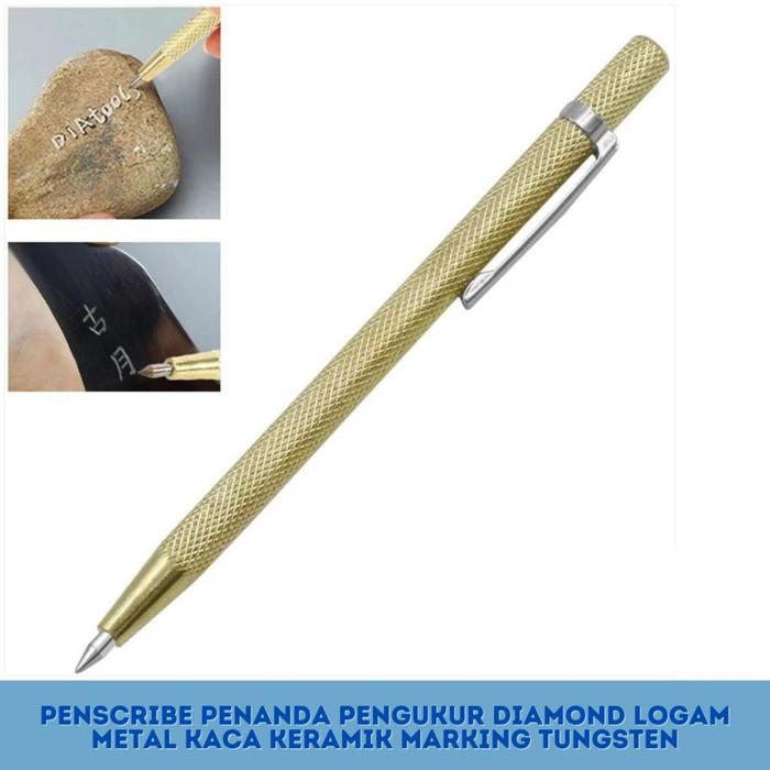 "New" [DUORA] 6Pcs Magic Pen Pena Engraving Carbide Scriber For Glass Metal Alat Potong Ukir kaca