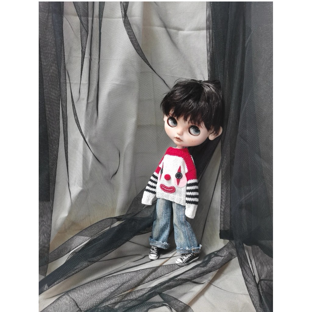 Blythe Doll Clothes Clown style design Doll Clothes(Fit