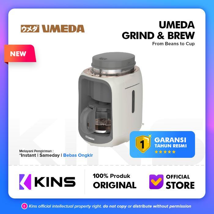 Umeda Grind & Brew Mesin Kopi Otomatis 2in1 / Coffee Grinder / Coffee Maker / Drip Coffee