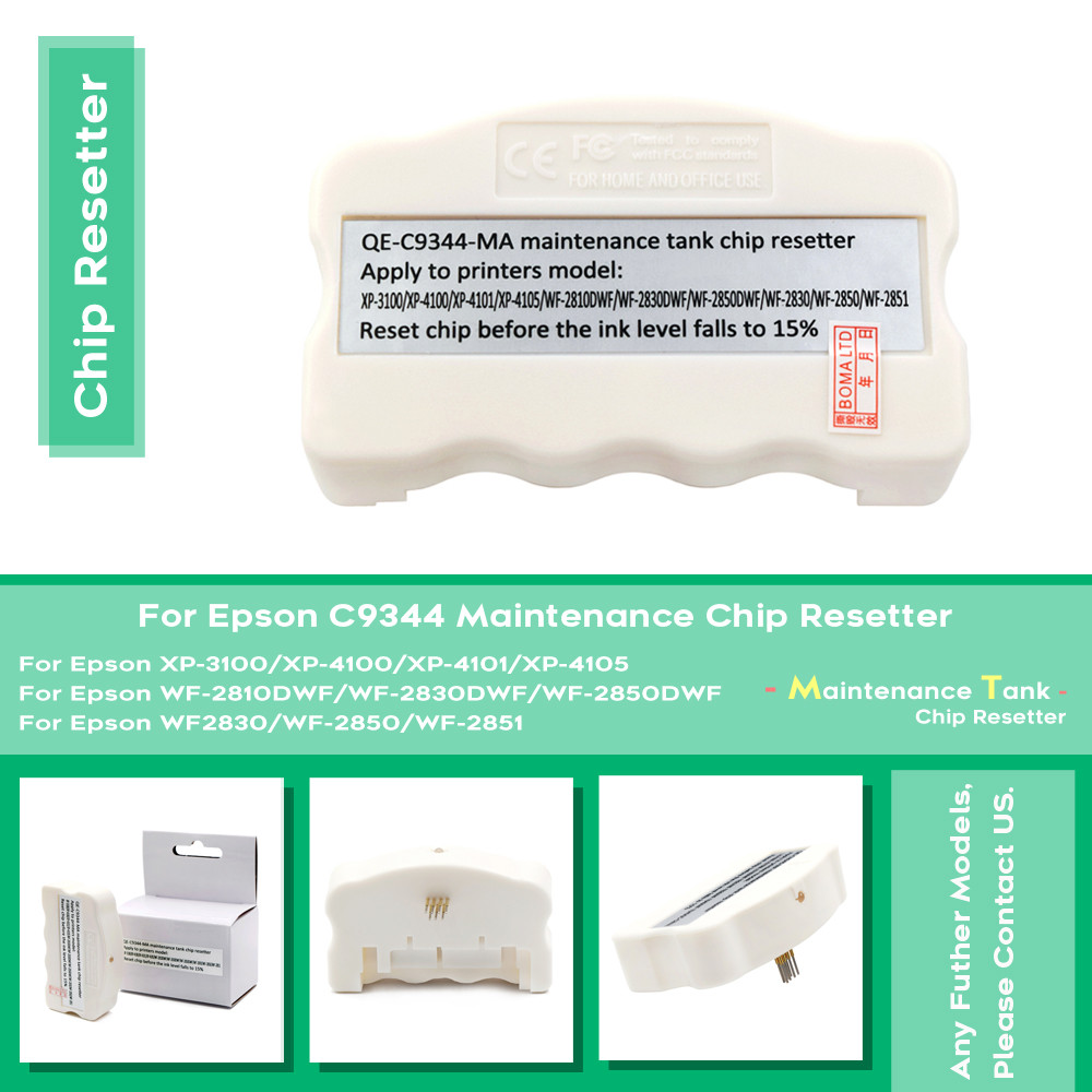 C9344 Maintenance Box Chip Resetter For Epson XP-3100 XP-4100 XP-4101 XP-4105 WF-2810DWF WF-2830DWF