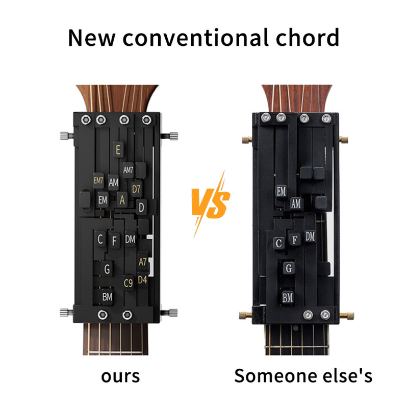 Auto Press Guitar Chord Tool Beginner Acoustic Guitar Chord Helper DeviceOne Button Automatic Finger