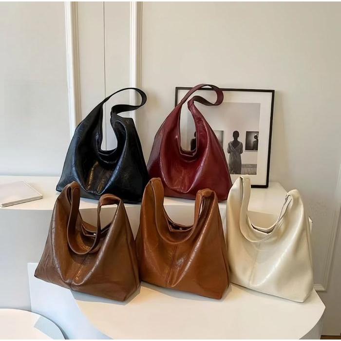 JEMINA Totebag Cewek Tas Kuliah Tas Kerja Tas Kulit Wanita Korea Terbaru