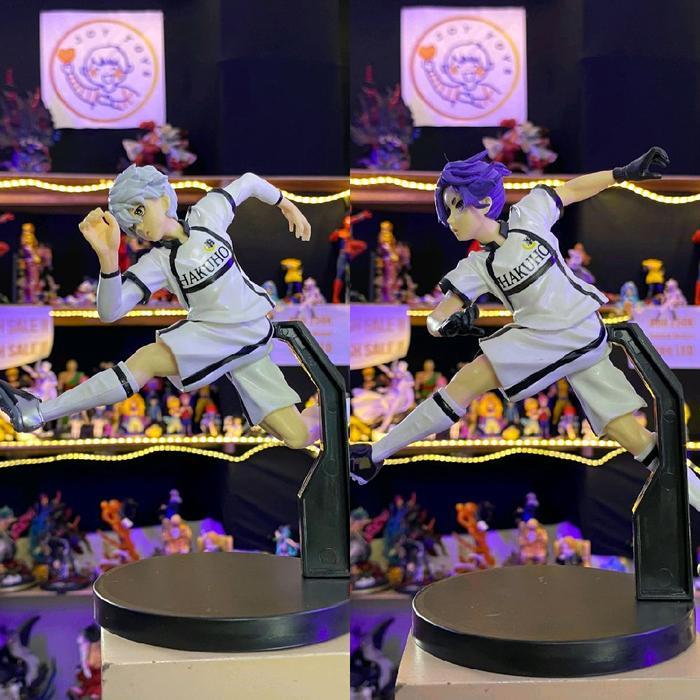 SEISHIRO NAGI & MIKAGE REO WHITE JERSEY 2 PCS 216 BLUE LOCK ANIME ACTION FIGURE