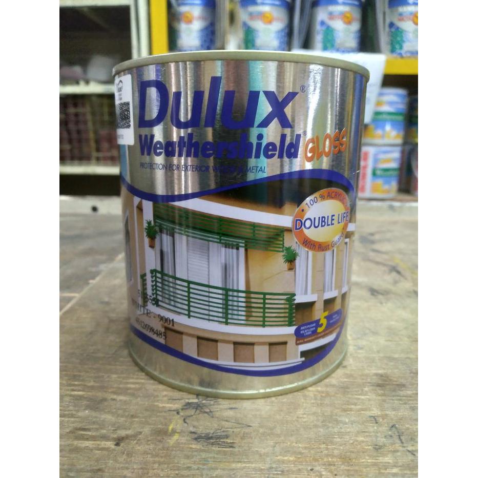 Cat kayu dan besi Dulux Weathershield Gloss 1 kg