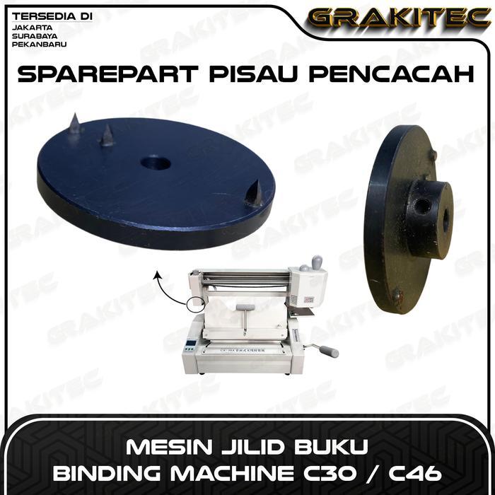 Terbaru Grakitec Sparepart Pisau Pencacah Penghancur Kertas Mesin Jilid Buku Lem Panas Binding