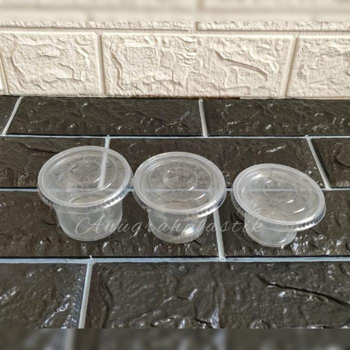 Cup Jelly Plastik / Cup Puding Plastik Uk 65 Ml , 90 Ml , 100 Ml Co