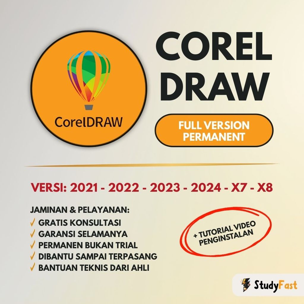 CorelDRAW Graphics Suite Original (WIN & MAC) | Version 2020 / 2022 / 2024 / 2026 + Tutorial