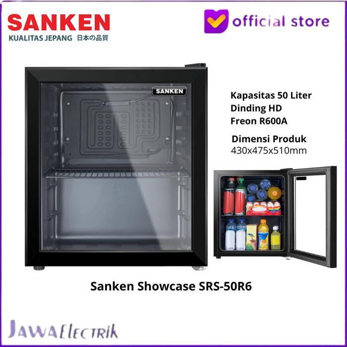 Sanken Showcase SRS-50R6 Minibar Mini Bar Kulkas Hotel Portable