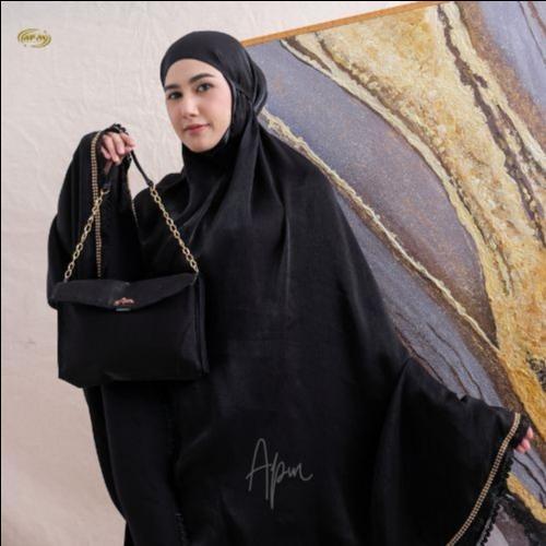 DISKON Apm Mukena - Mukena Dewasa Silk Shimmer Lasercut Afifah Series Apm READY STOCK