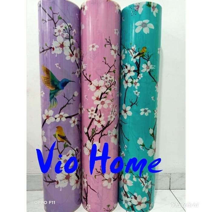 fiber viber plastik penutup pagar bunga sakura (harga per50cm x 1m)