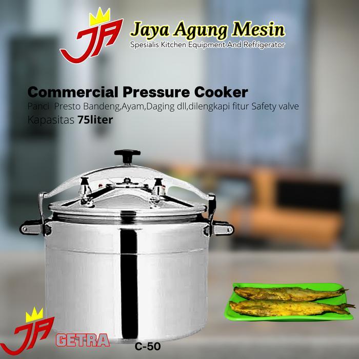 Getra C-50 Pressure cooker panci presto 75 Liter