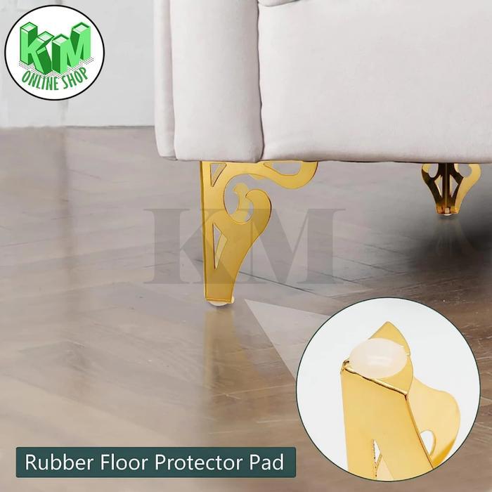 Kaki Sofa Siku Meja Antik Lemari Kuningan Nakas Kaki kursi Gold