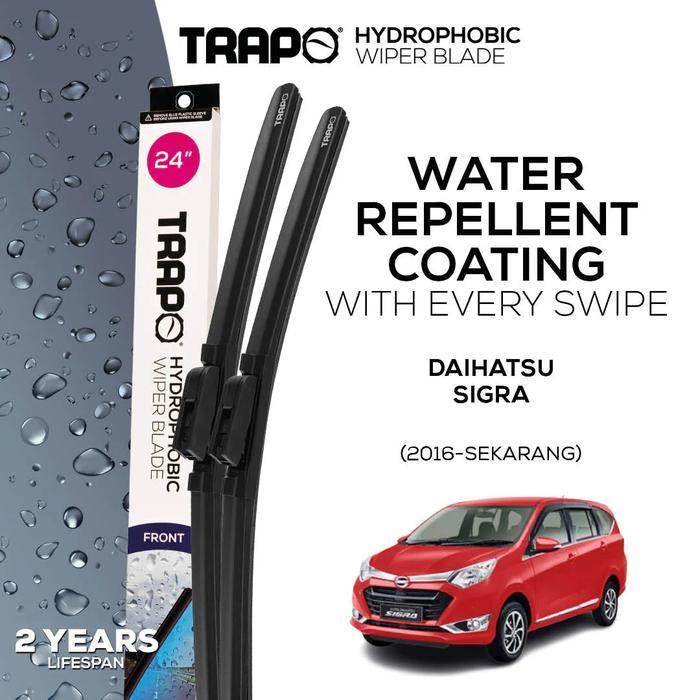 Wiper Mobil Trapo Hydrophobic Wiper Blade Daihatsu Sigra (2016-Sekarang) Wiper Sigra