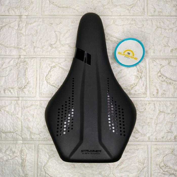Sadel Sepeda Lipat BMX Minivelo STRUMMER SD 8975 Flat Saddle Empuk