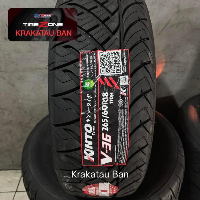 Ban mobil 265 60 18 Kinto V36 ukuran 265/60 R18 V-36 Cocok untuk Fortuner Pajero 265/60r18