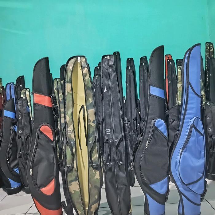 Tas Joran Pancing Hardcase Premium Fiber Elastis Mangkuk Anti Air 110 Cm Tas Joran Laut
