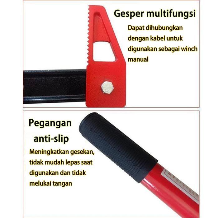 Dongkrak Mobil Serbaguna Untuk Semua Medan - Dongkrak Pertanian 60 Inch, Alat Penyelamatan Offroad,