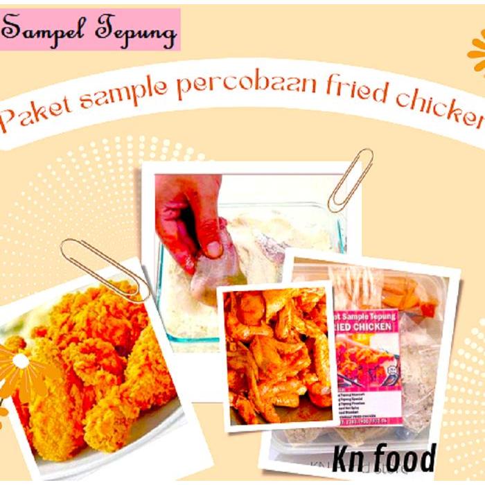 PAKET PERCOBAAN TEPUNG FRIED CHICKEN -TEPUNG FRIED CHICKEN PAKET TRIAL