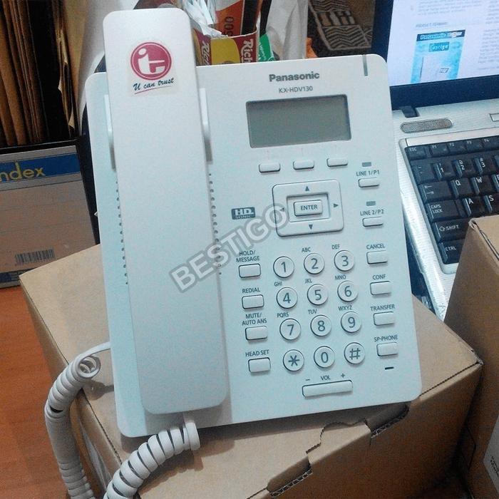 IP Phone KX HDV130 Telepon VoIP SIP