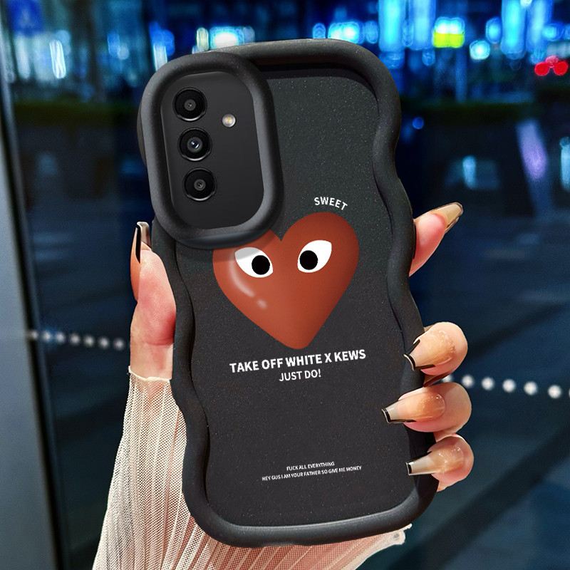 Casing Untuk Samsung A24 Case Casing Cinta dalam bahasa Inggris pola HP Cesing lunak Silikon Softcas