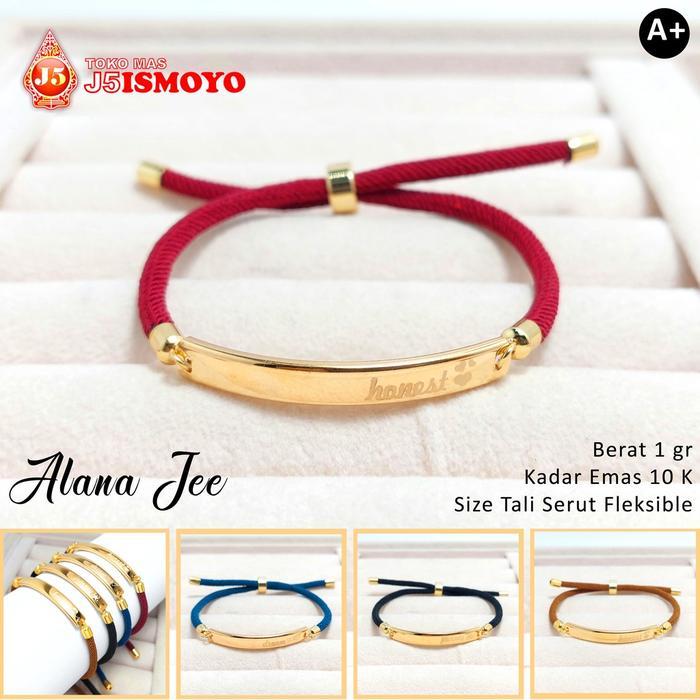 JTTOP GELANG TALI KOMBINASI EMAS ALANA JEE DEWASA J5 ISMOYO