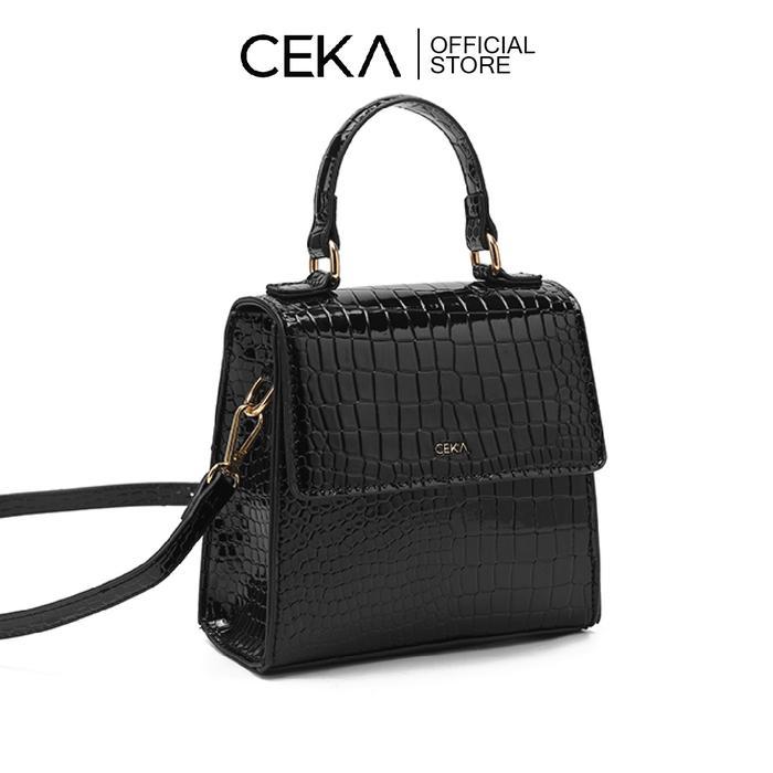 ORIGINAL CEKA Tas Selempang Tas Wanita Sling Bag Wanita Handbag Pesta Kondangan elegan Hitam - Rossa