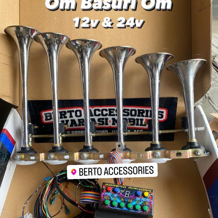 Klakson Terompet Basuri Corong 6 12v 24v - V1