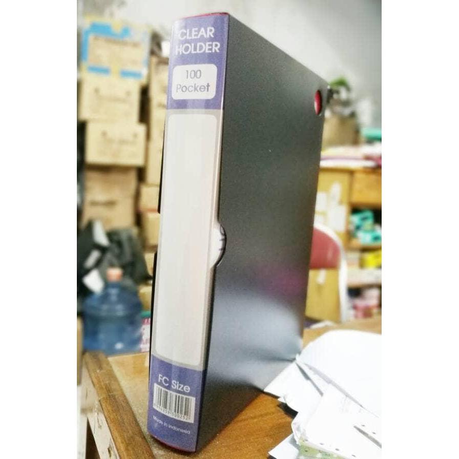 Clear Holder isi 100 lembar Folio F4 / Map Document Plastik Dokumen
